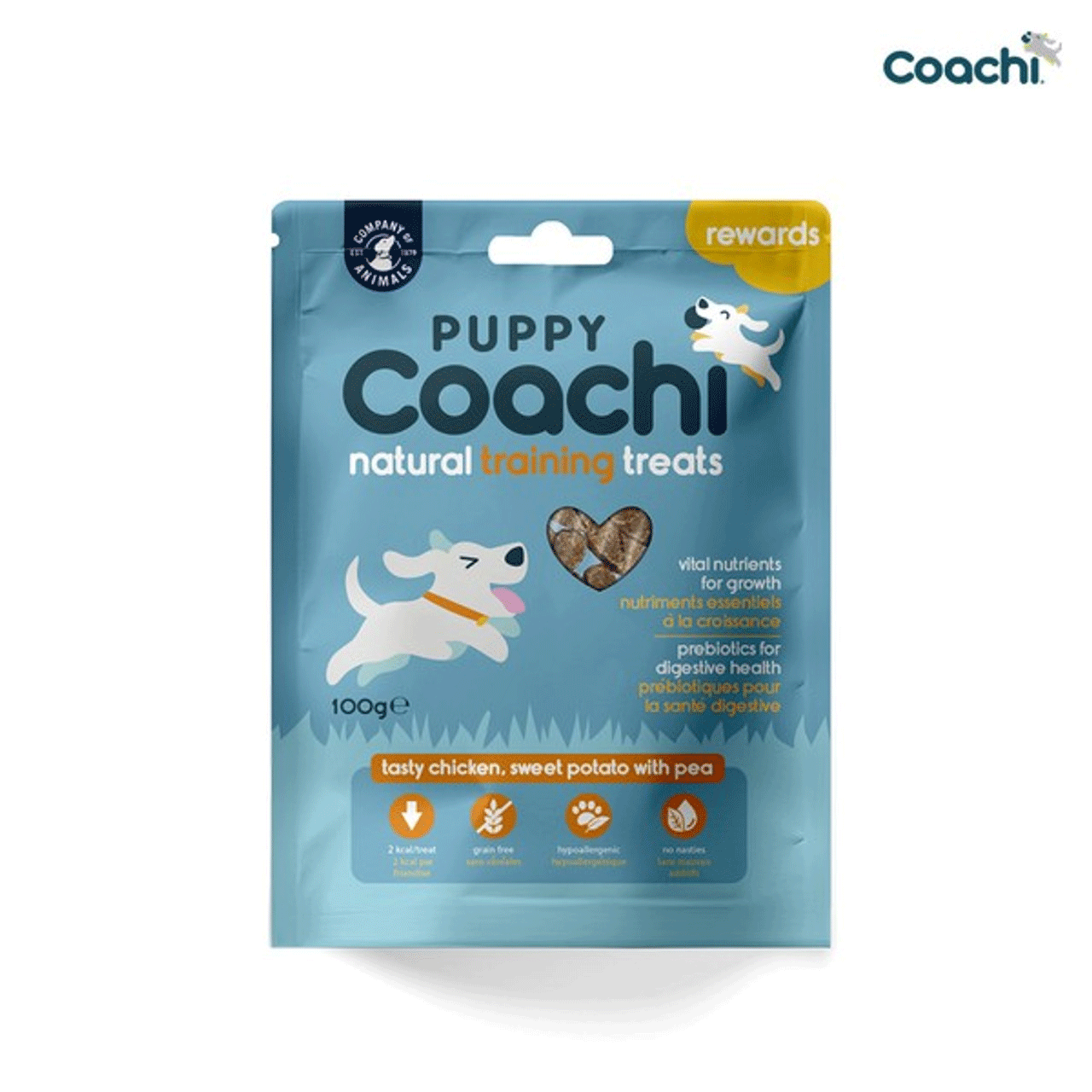 Coachi Puppy Natural Training Treats Chicken 100g