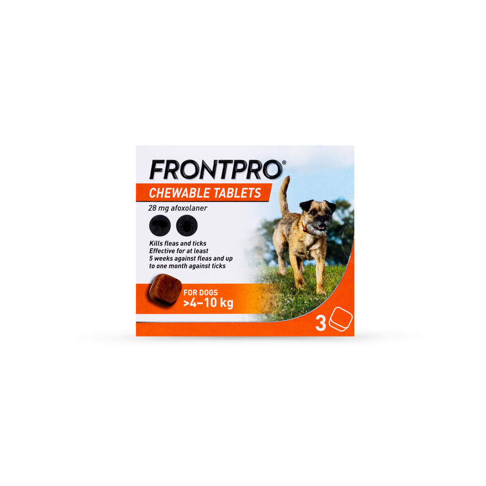 FRONTPRO Chewable Tablets Flea & Tick Treatment for Dogs