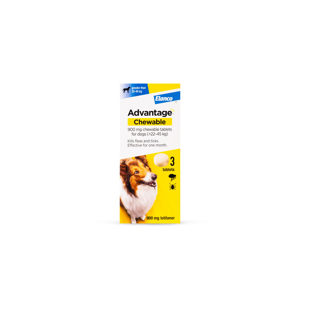 Advantage Chewable Flea and Tick Protection for Dogs