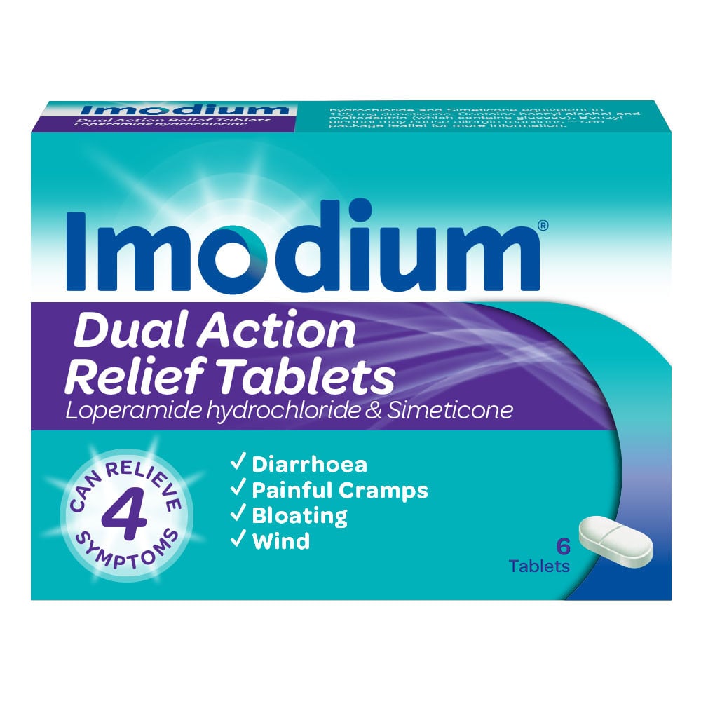 Imodium Dual Action Tablets (pack of 12)
