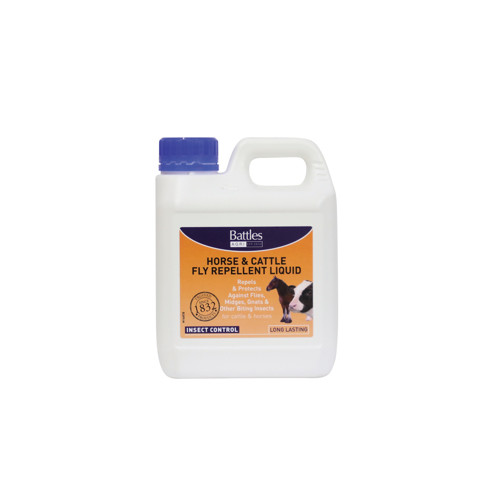Battles Horse & Cattle Fly Repellent Liquid 1L