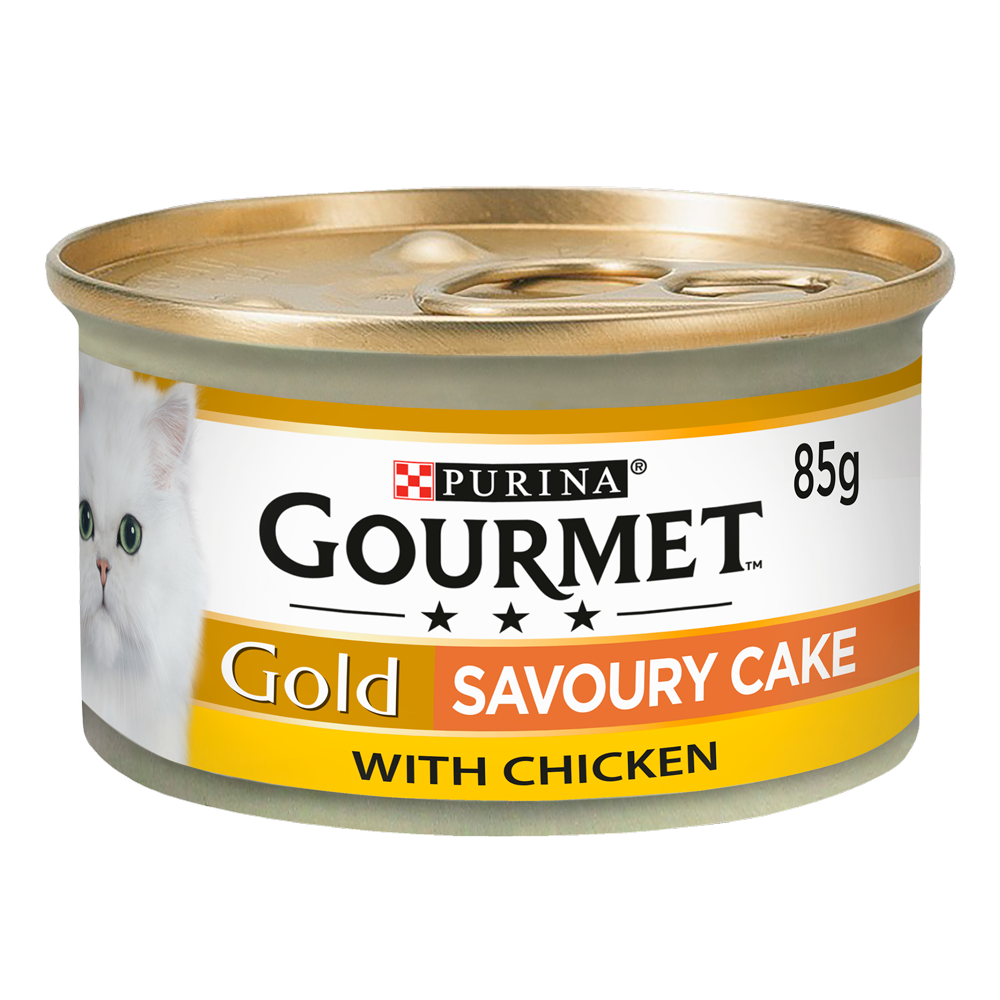 Gourmet Gold Savoury Cake with Chicken 12 x 85g