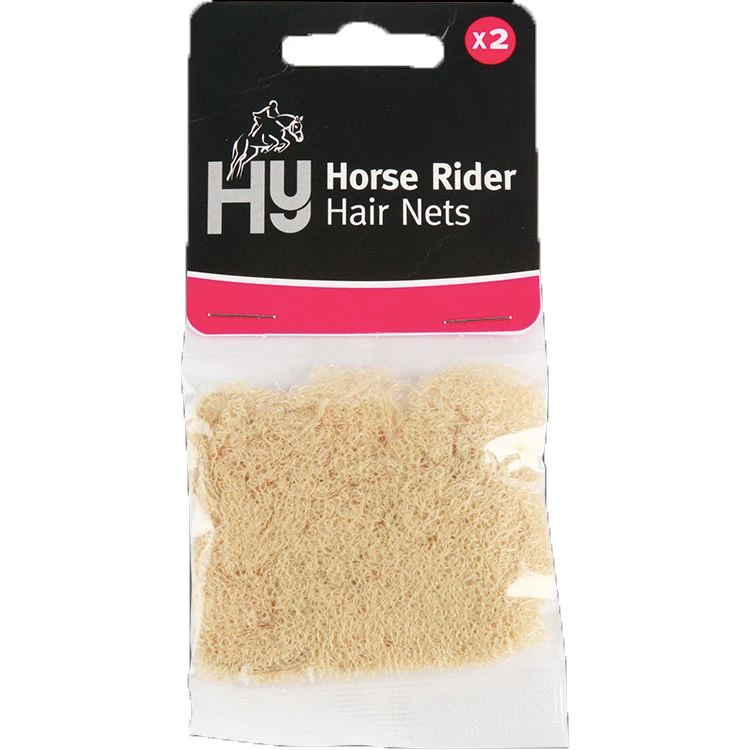 Hy Horse Rider Hair Nets Blonde (pack of 2)