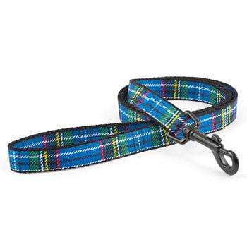 Ancol Tartan Dog Lead 1m x 19mm - Blue