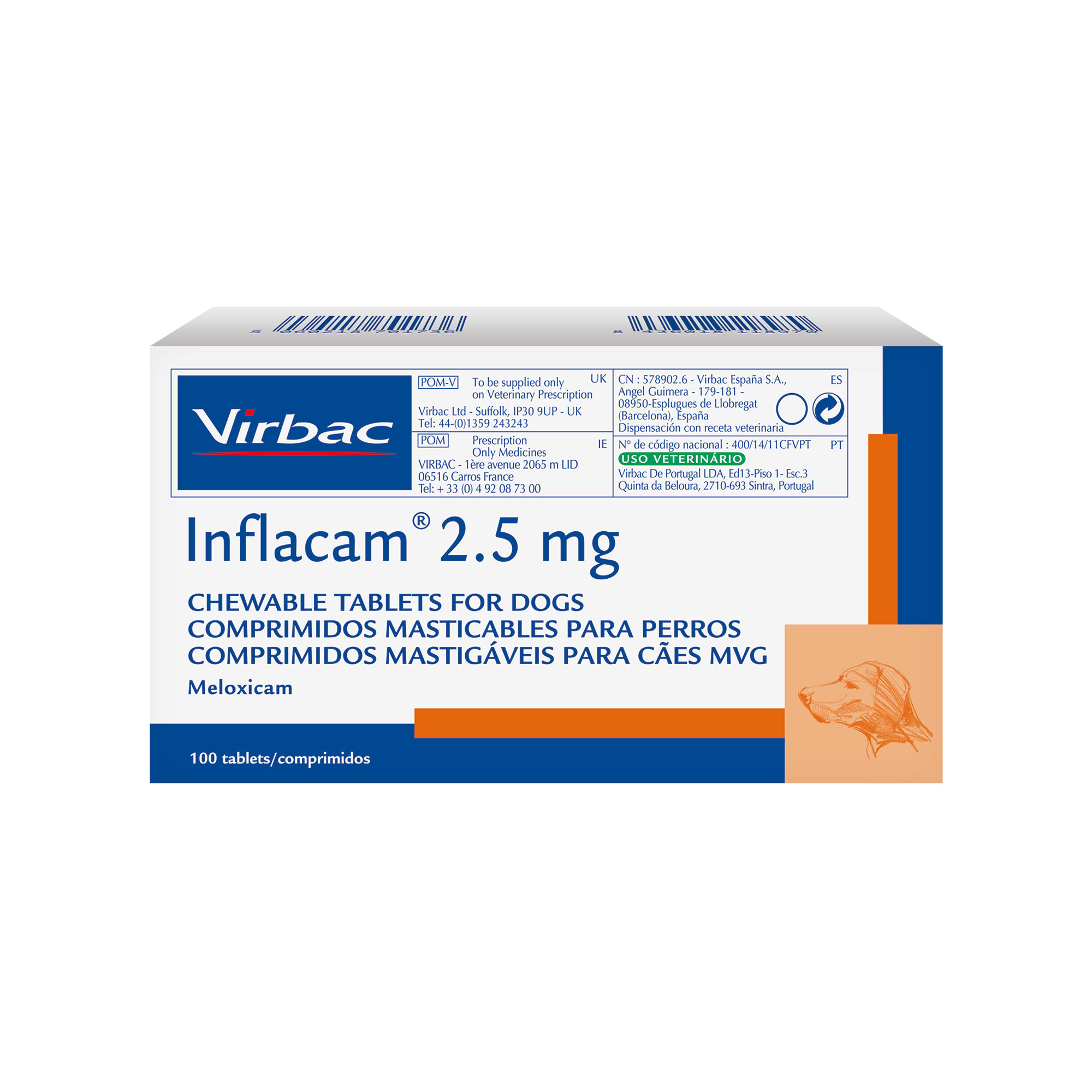 Inflacam Chewable Tablets 2.5mg (pack of 100)
