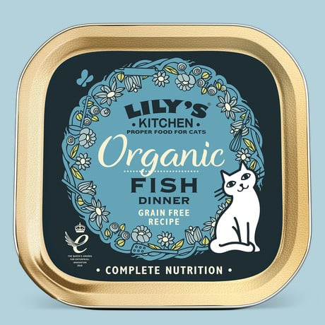 Lily's Kitchen Organic Fish Dinner for Cats 19 x 85g Alutray