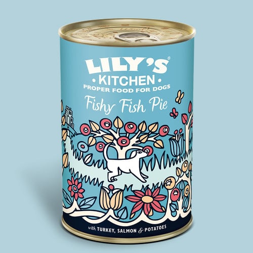 Lily's Kitchen Fishy Fish Pie with Peas for Dogs 6 x 400g