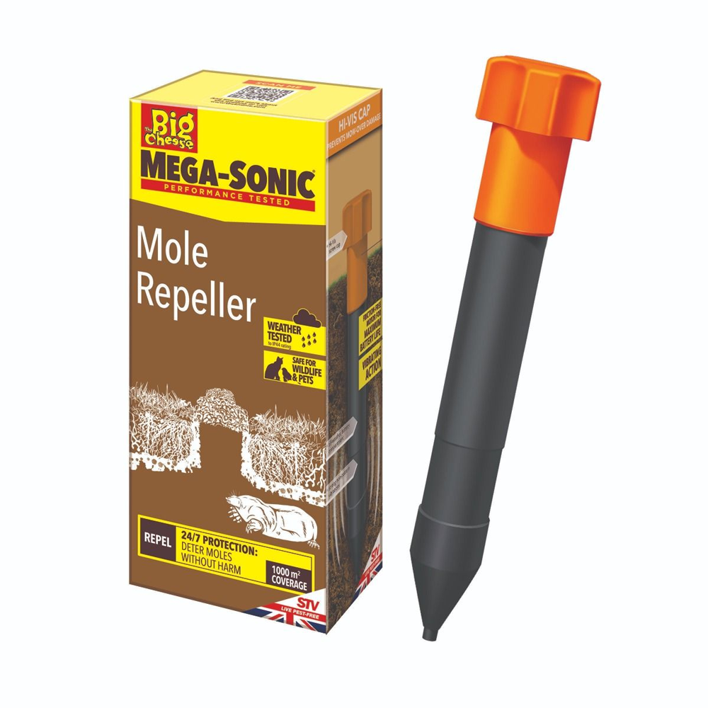 The Big Cheese Hi-Vis Mega-Sonic Mole Repeller