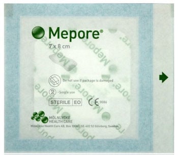 Mepore Adhesive Dressing 7cm x 8cm (pack of 55)