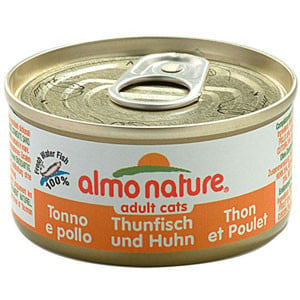 Almo Nature Adult Cat Food Tuna & Chicken 24 x 70g Cans