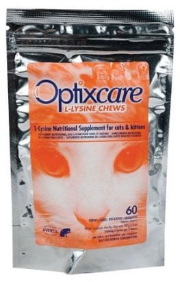 Optixcare L-Lysine Chews (pack of 60)