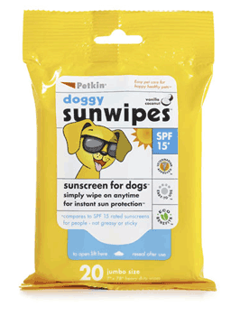 Petkin Doggy Sun Wipes SPF15 (Pack of 20)