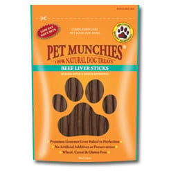 Pet Munchies Beef Liver Sticks 90g