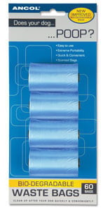 Ancol Poop Bags (pack of 60)