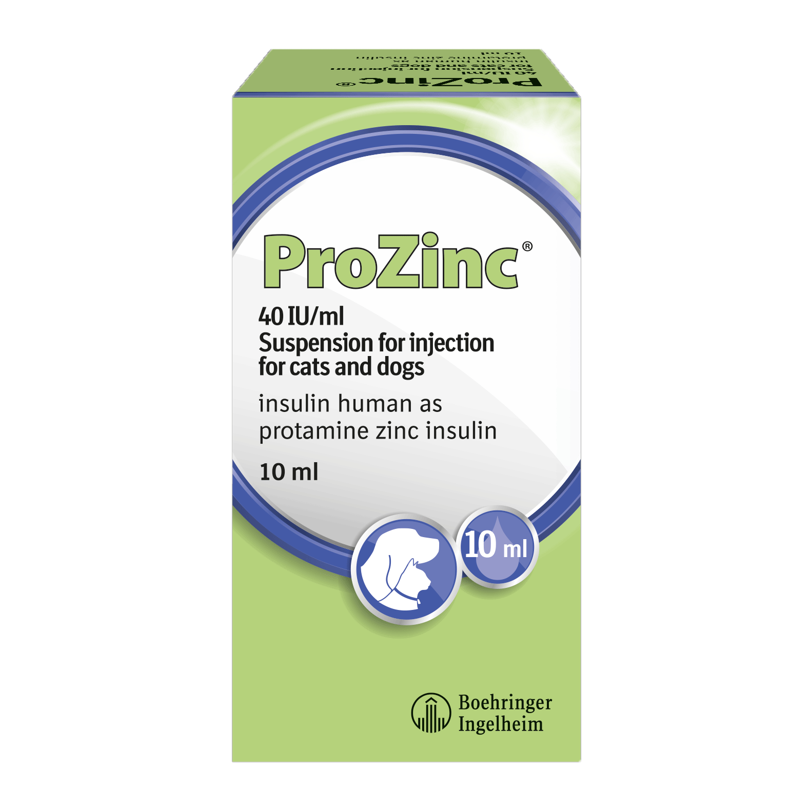 ProZinc 40 IU/ml suspension for injection for cats & dogs 10ml