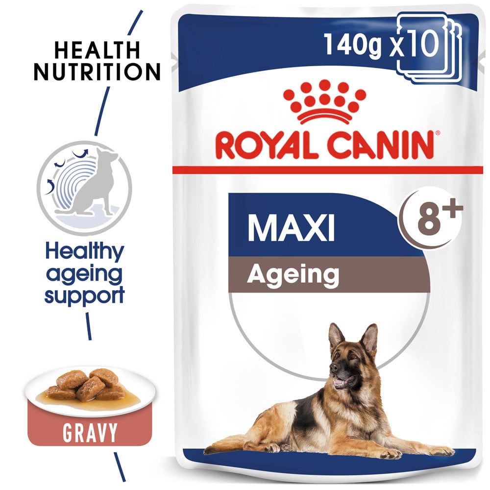 Royal Canin Maxi Ageing 8+ in Gravy Wet Dog Food