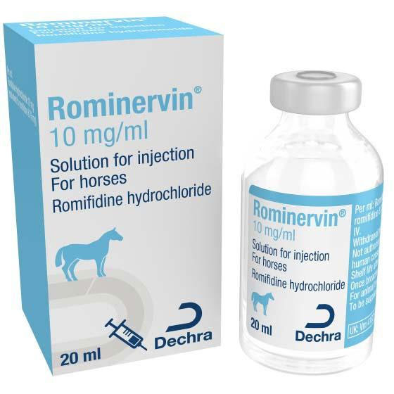 Rominervin 10 mg/ml Solution for Injection for Horses 20ml