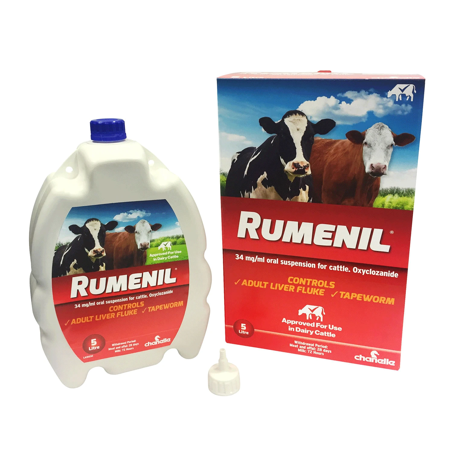 Rumenil 34 mg/ml Oral Suspension for Cattle 5L