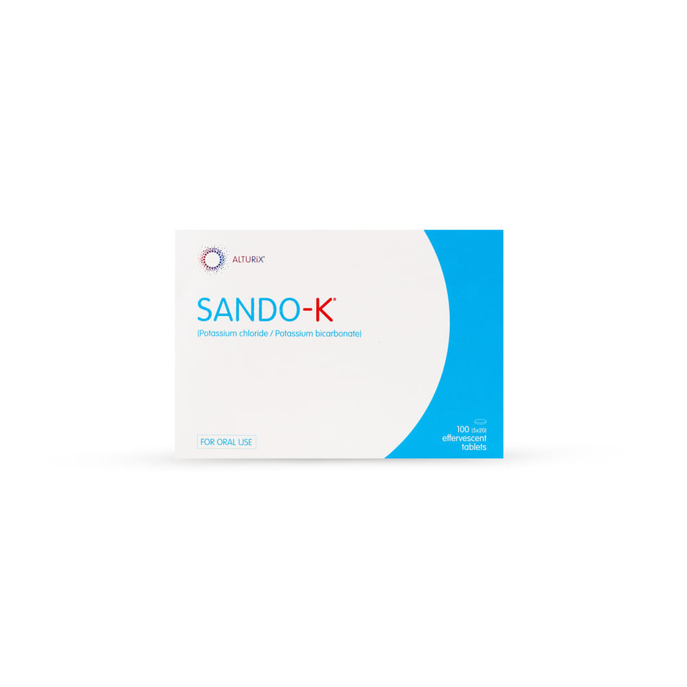 Sando-K 470mg Potassium Chloride (pack of 100 Tablets)