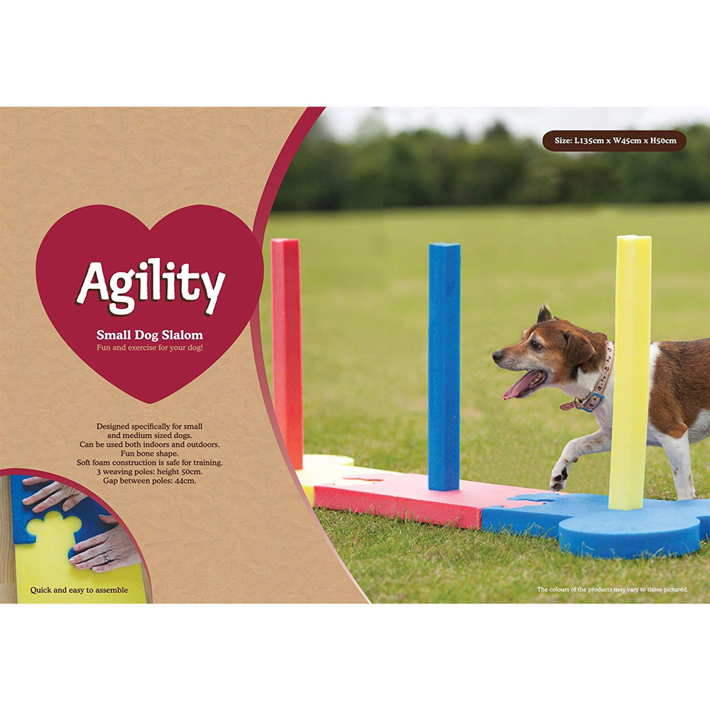 Small Dog Agility Range - Slalom