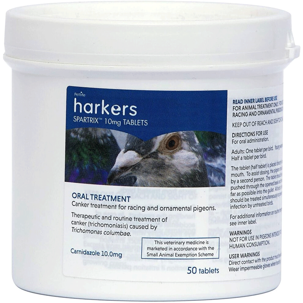 Harkers Spartrix Canker tablets (pack of 50)