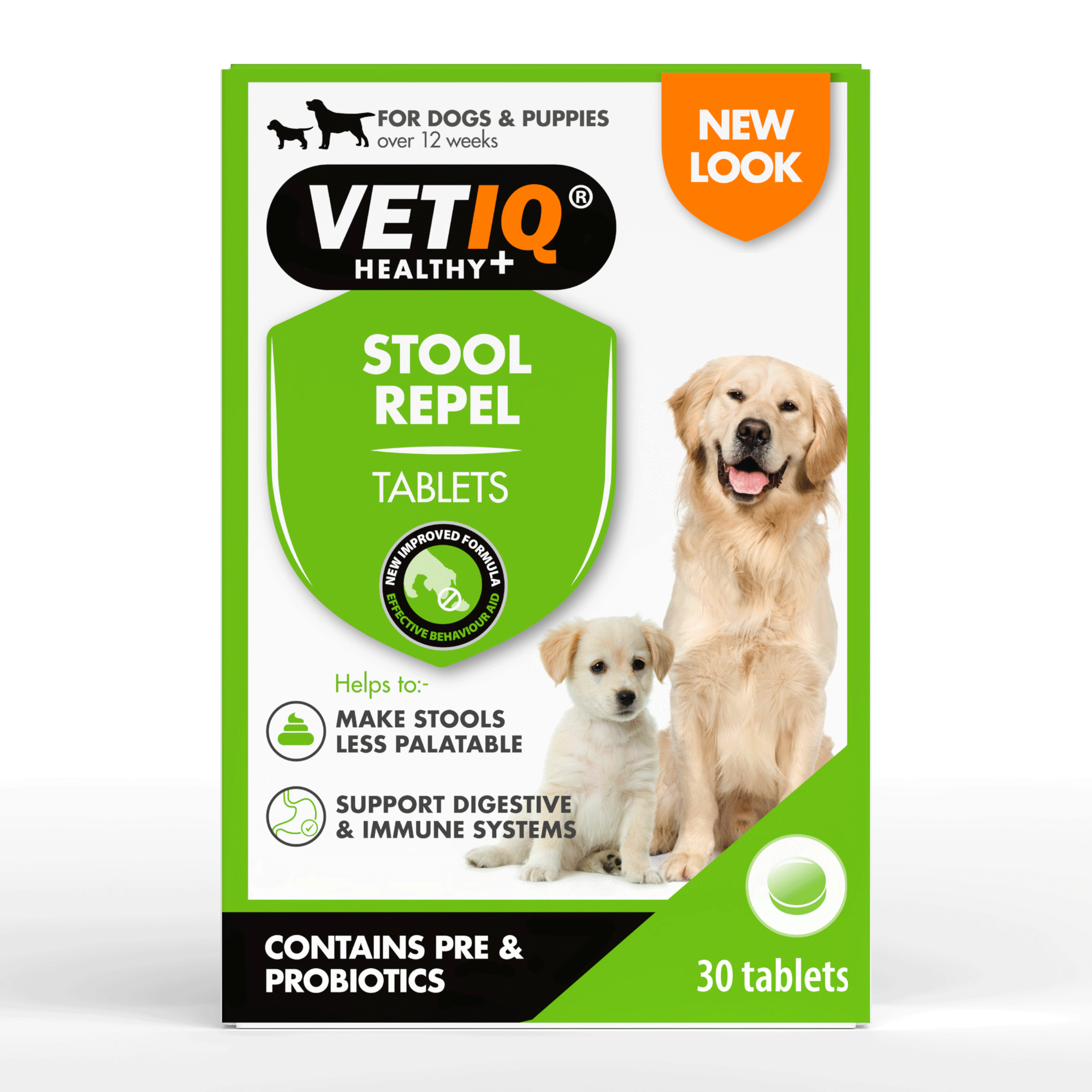 VetIQ Stool Repel Coprophagia Remedy (pack of 30 tablets)