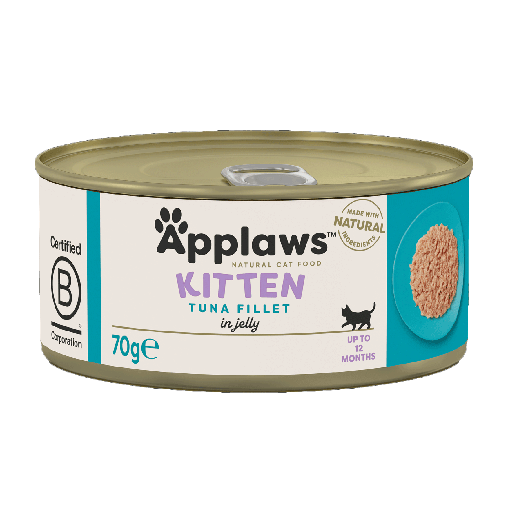 Applaws Natural Kitten Food Tins Tuna 24 x 70g