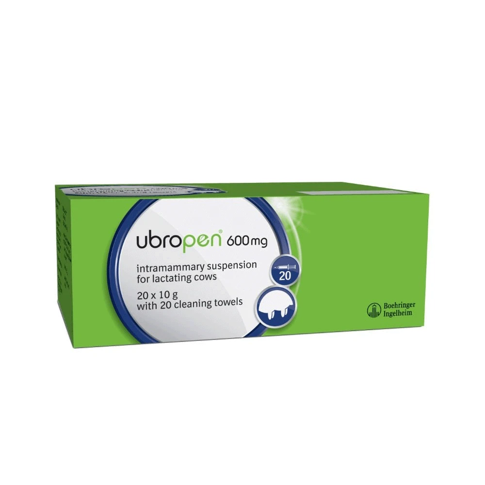 Ubropen 600mg Intramammary Syringe (pack of 20)