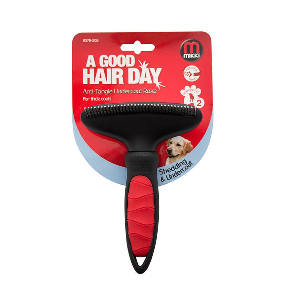 Mikki Large Anti-Tangle Undercoat Rake for thick coats