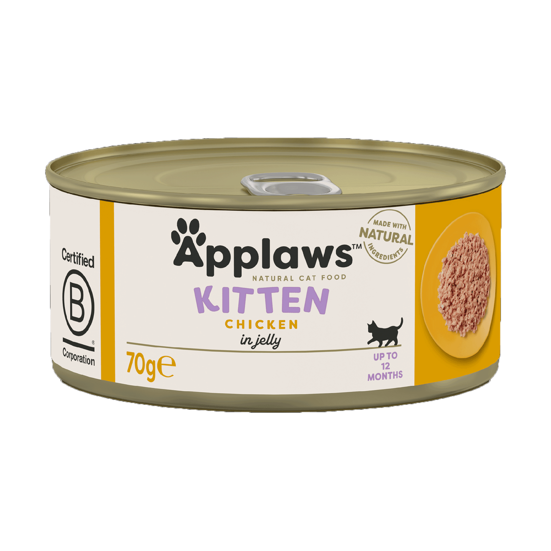 Applaws Natural Kitten Food Tins Chicken Breast 24 x 70g