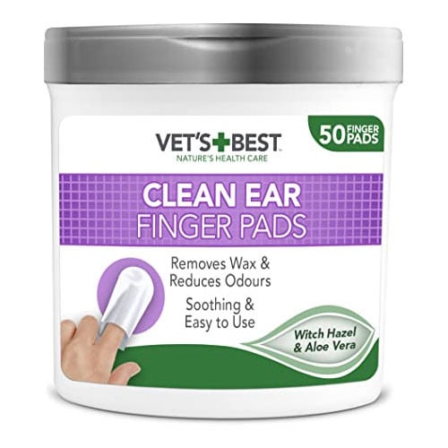 Vet's Best Clean Ear Finger Pads (pack of 50)
