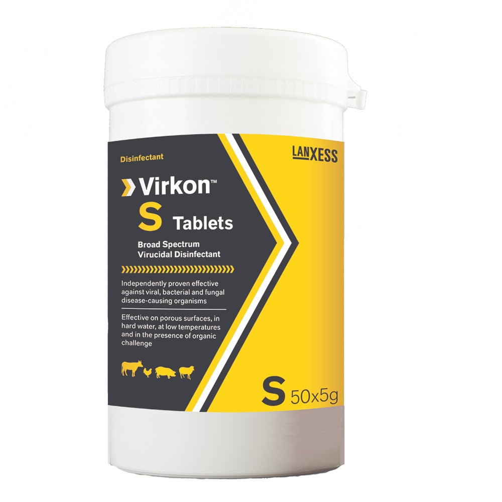 Virkon S Tablets 5g (pack of 50)