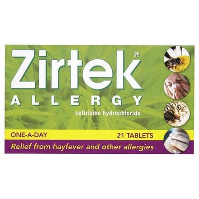 Zirtek Allergy Tablets (pack of 7)
