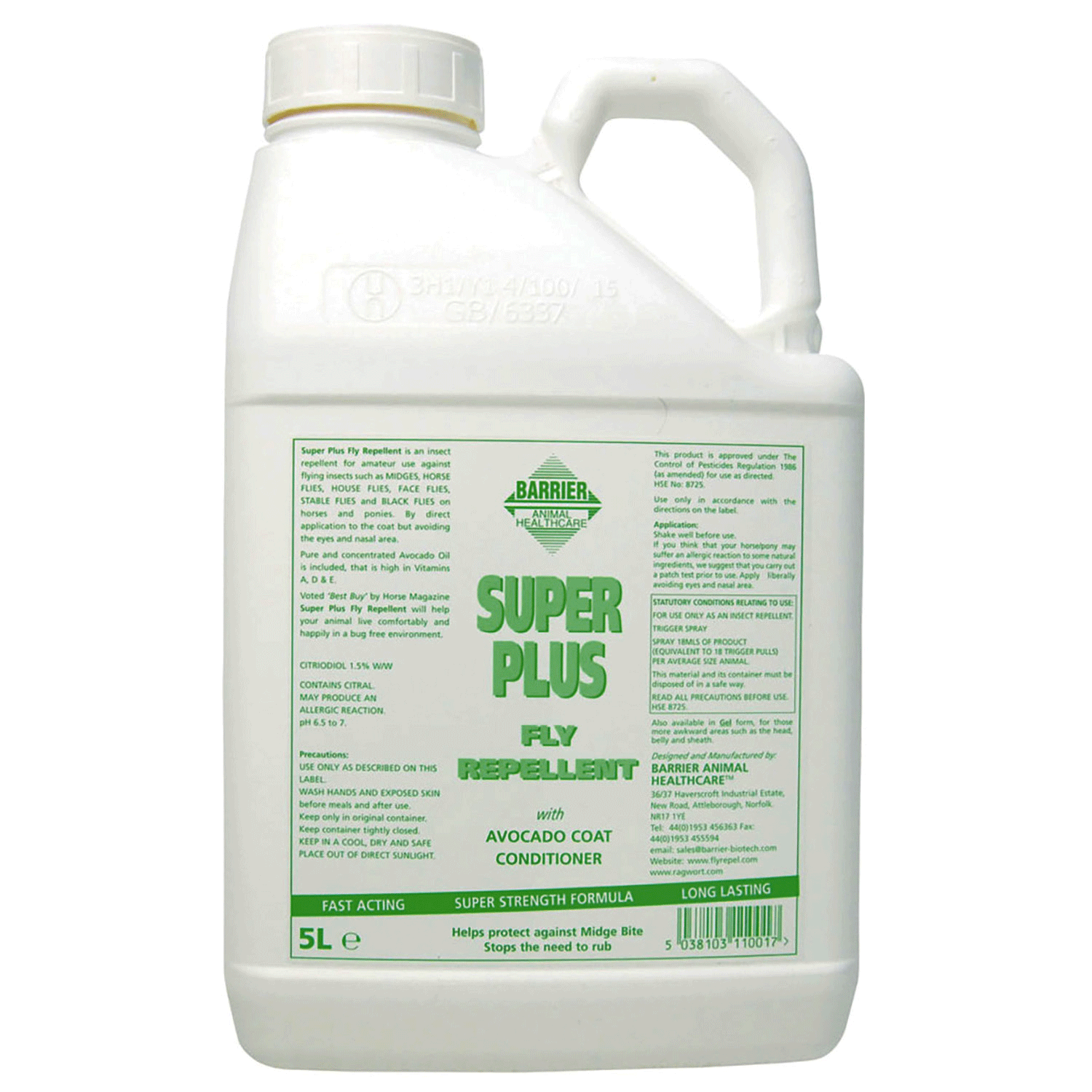 Barrier Super Plus Fly Repellent Liquid