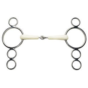 Flexi Jointed Dutch Gag 3 Ring Bit