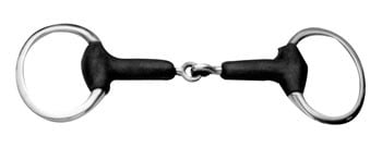 Rubber Jointed Eggbutt Snaffle Bit