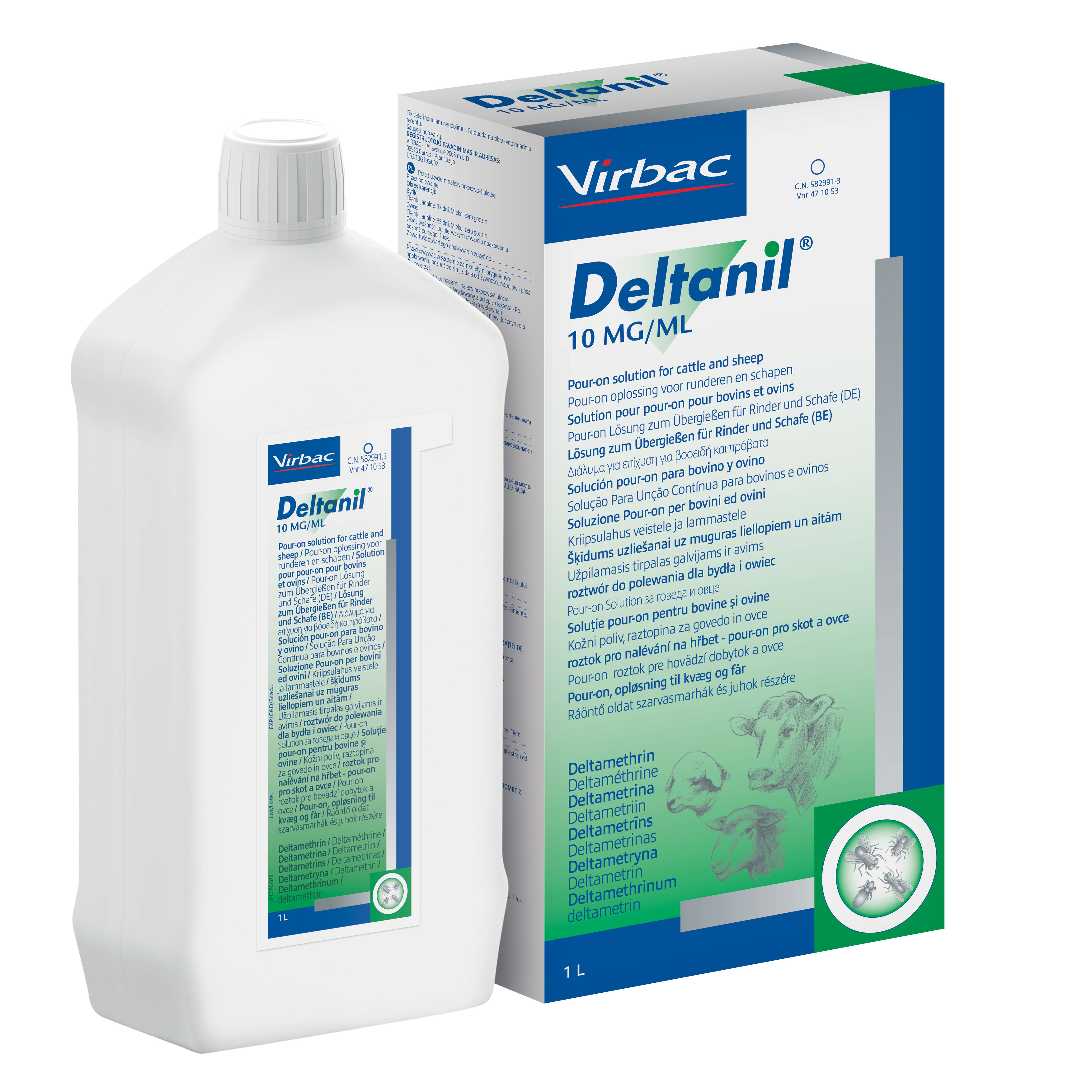 Deltanil 10mg/ml Pour-on Solution for Cattle and Sheep