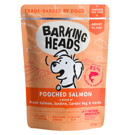 Barking Heads Pooched Salmon Pouches 10 x 300g