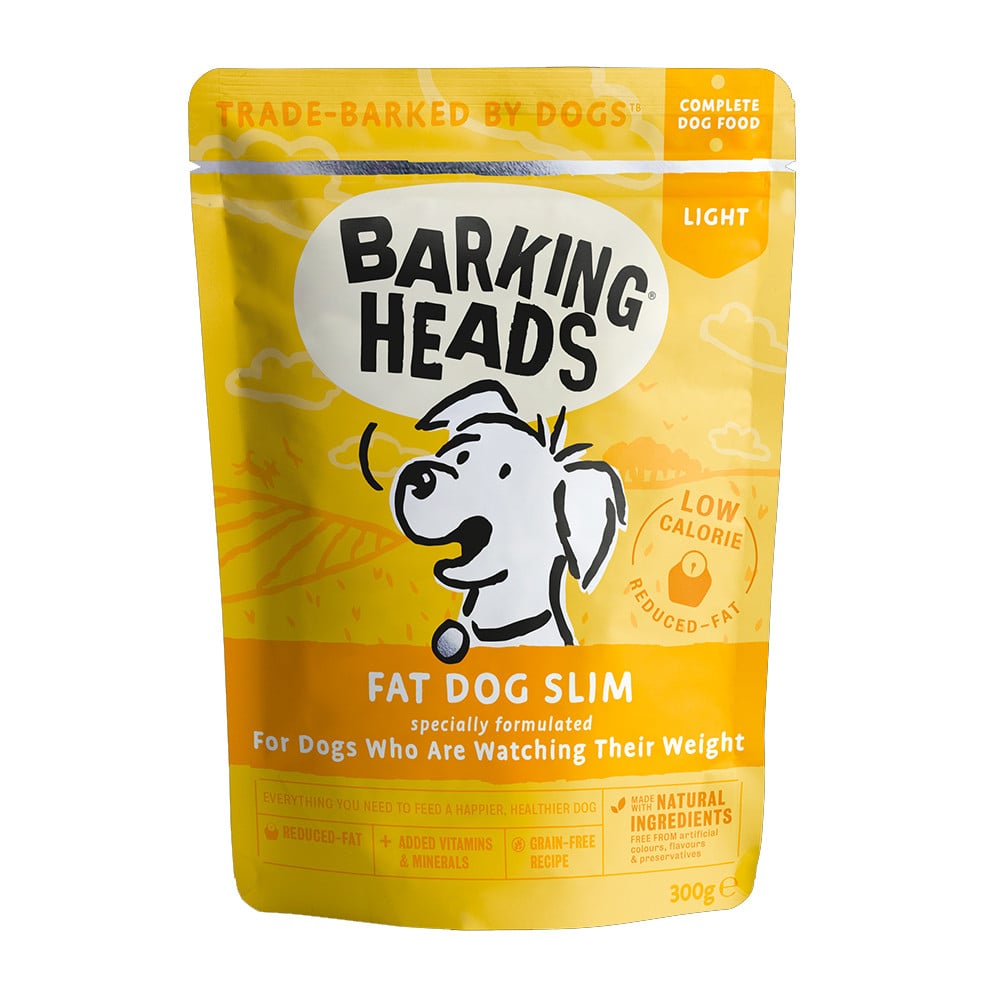 Barking Heads Fat Dog Slim Pouches 10 x 300g