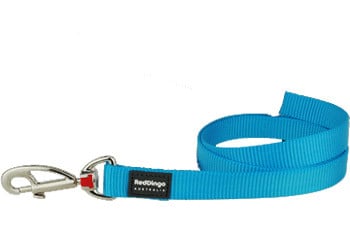 Red Dingo Classic Fixed Dog Lead - Turquoise