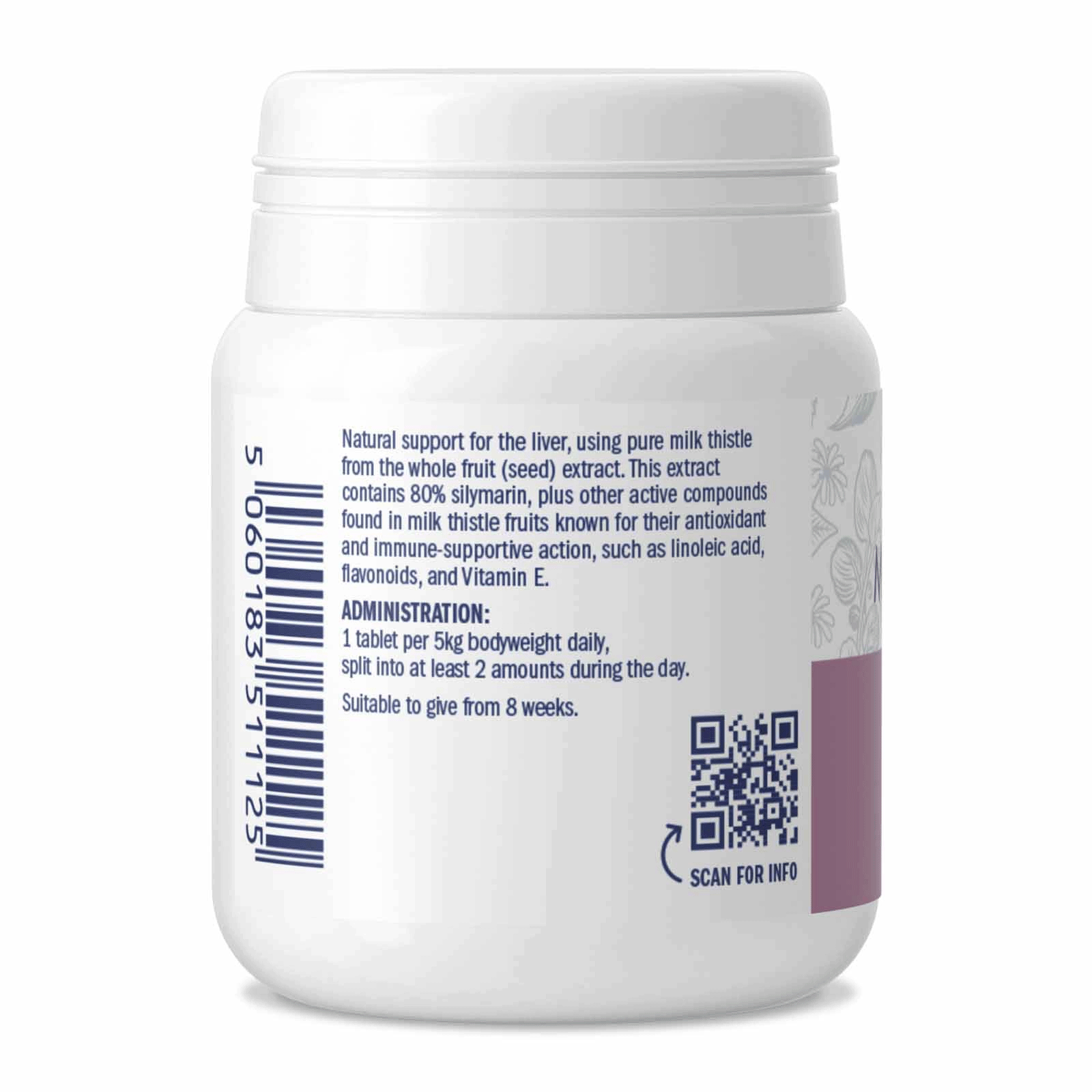 Dorwest Milk Thistle Tablets for Dogs and Cats