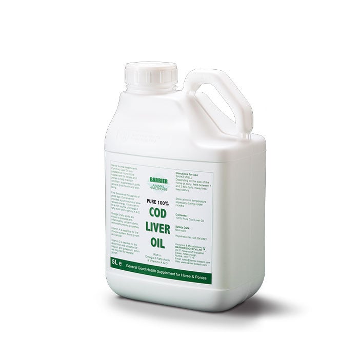Barrier Cod Liver Oil for Horses 5L