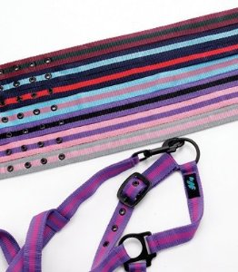 Hy Duo Head Collar - Navy/Red