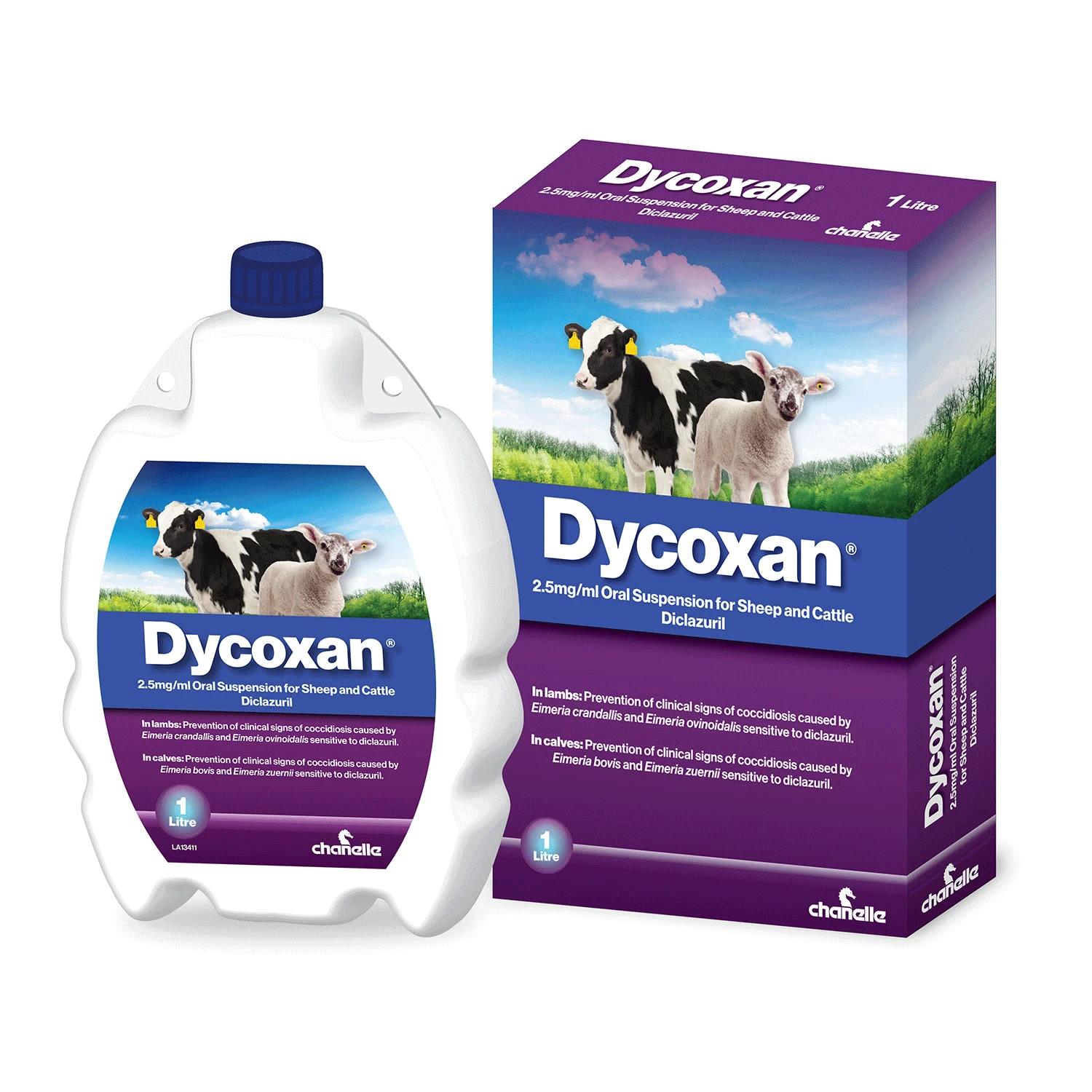 Dycoxan 2.5 mg/ml Oral Suspension for sheep and cattle