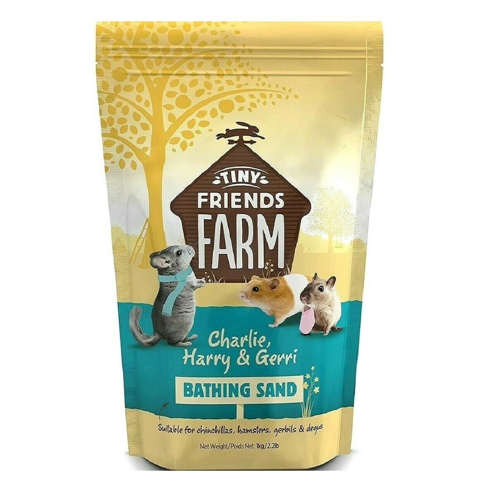 Tiny Friends Farm Harry, Charlie & Gerri Bathing Sand 1kg
