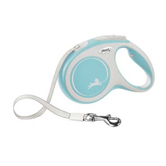 Flexi Comfort Tape Leash - Light Blue