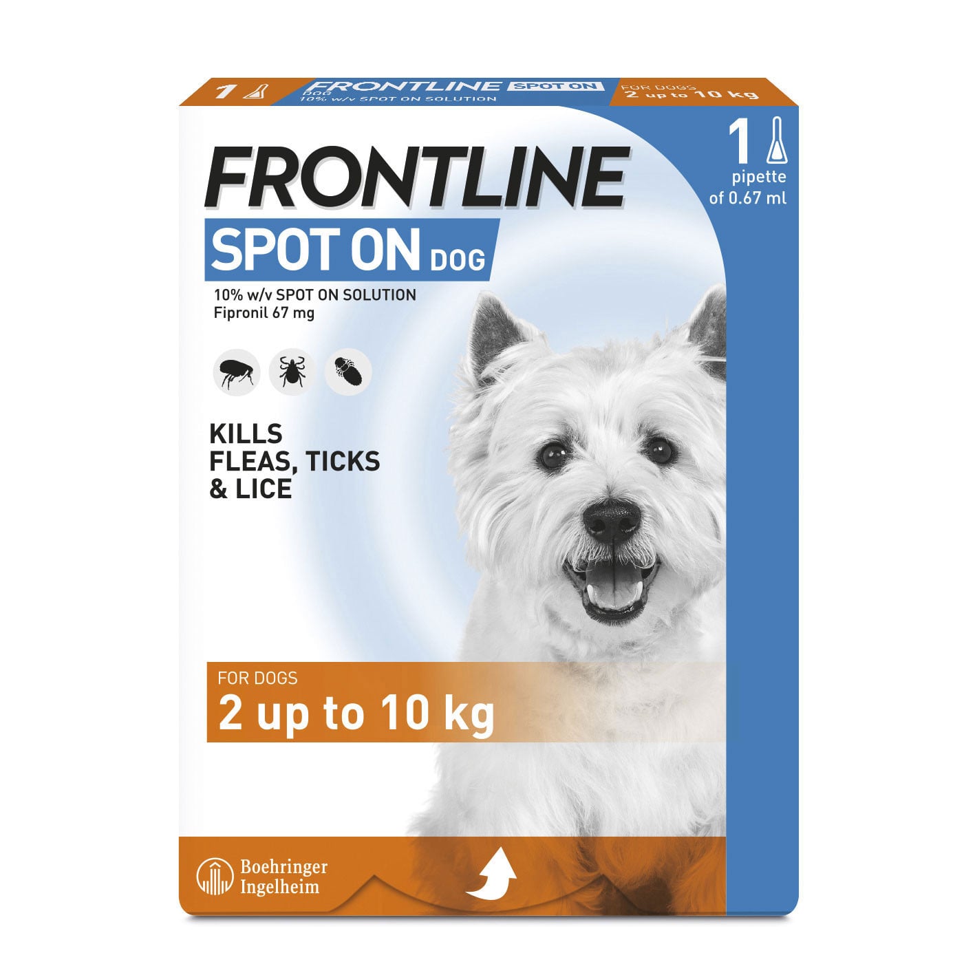 Frontline Spot On for Small Dogs (2-10kg)