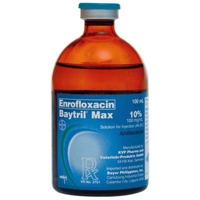 Baytril Max 100mg/ml Injection 100ml