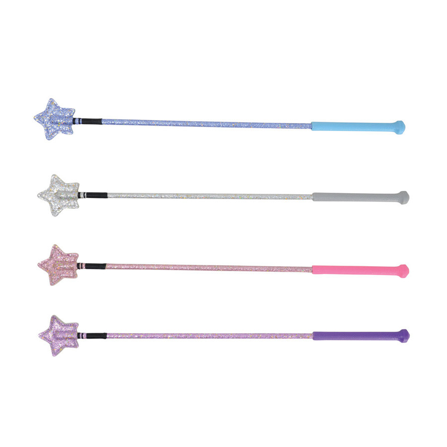 HySCHOOL Glitter Star Riding Whip