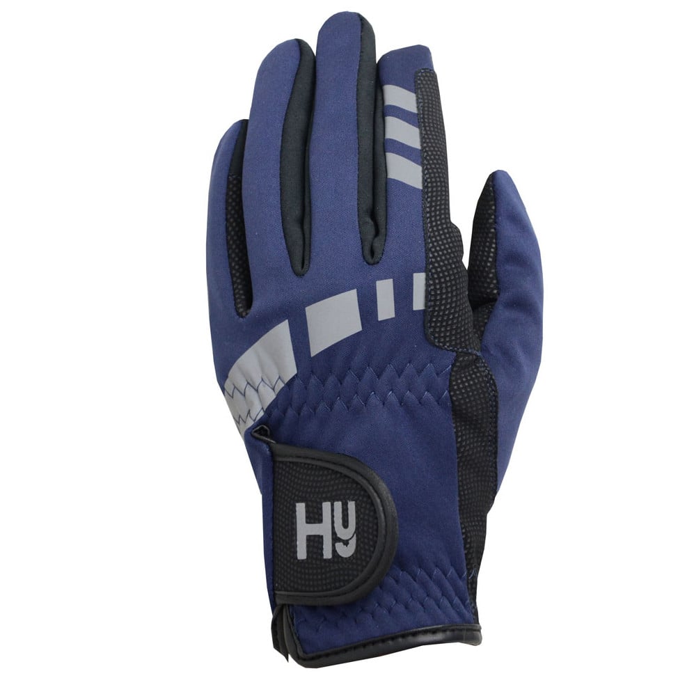 Hy5 Extreme Reflective Softshell Gloves - Navy